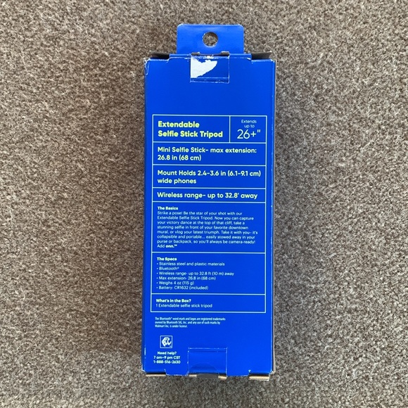 onn. Cell Phone Tripod - Picture 2 of 4